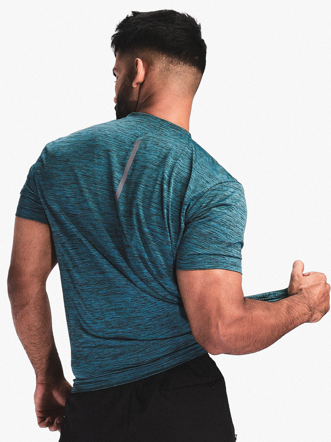Men's Regular Dry Fit Half Sleeve T-Shirt Sea Green