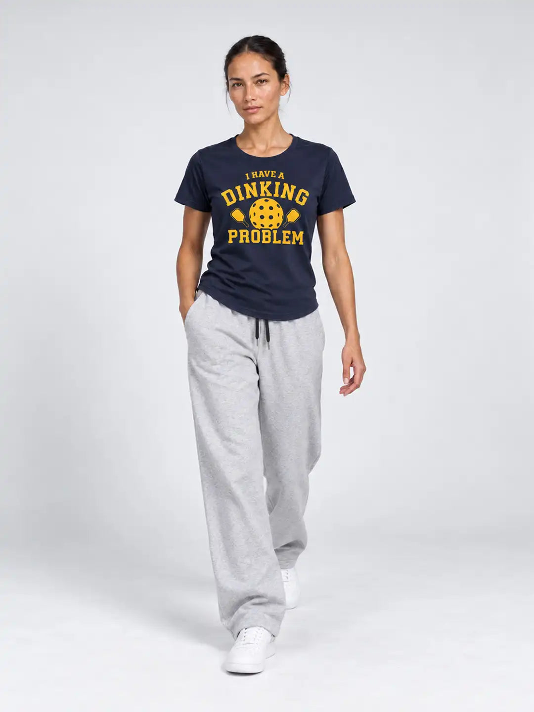 Women's Round Neck Active Wear Sports T-Shirt