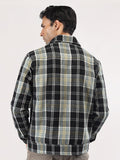 Men Winter Wear Check Shacket