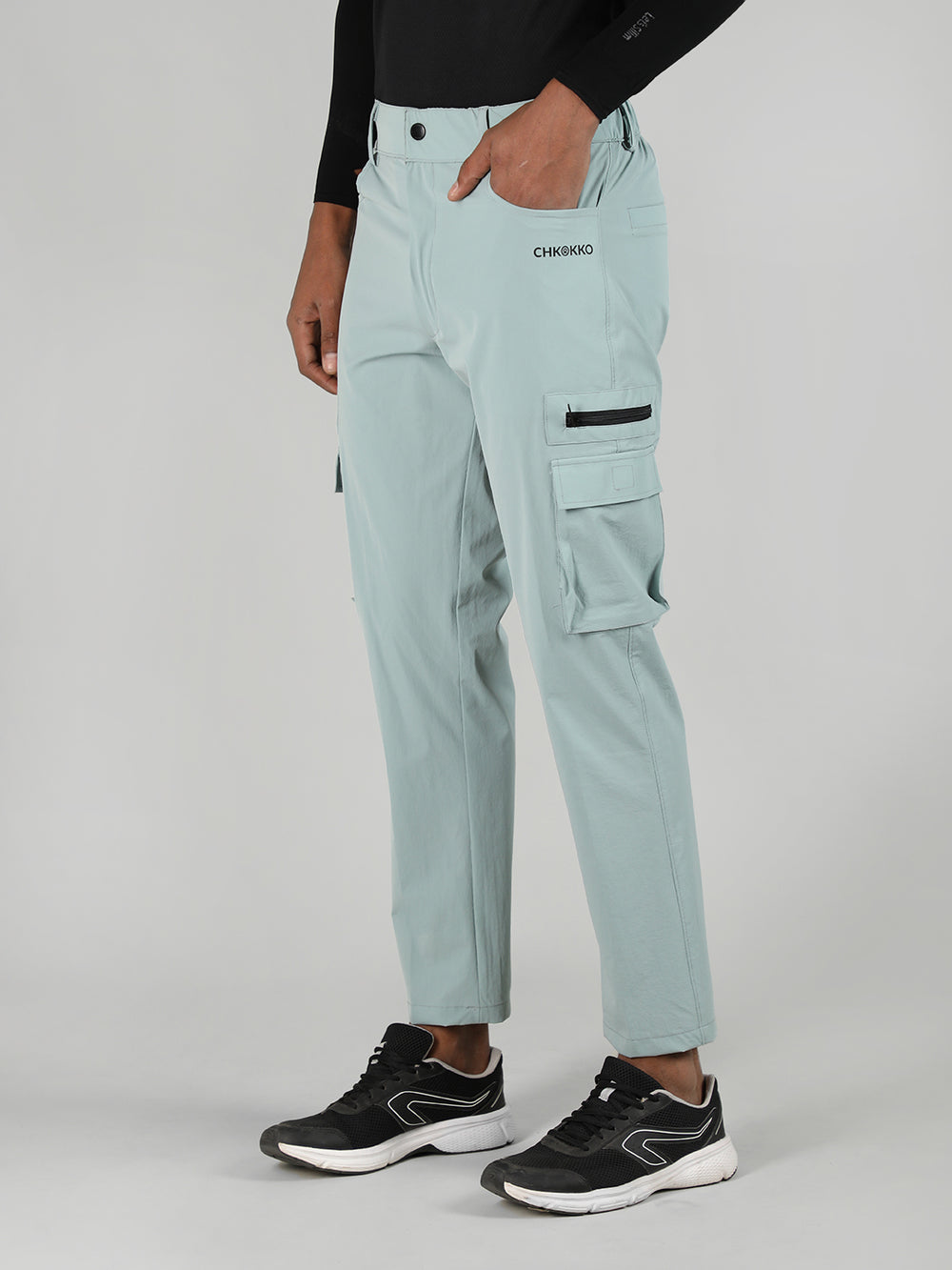 Men Light Green Everyday Active Cargo Trouser