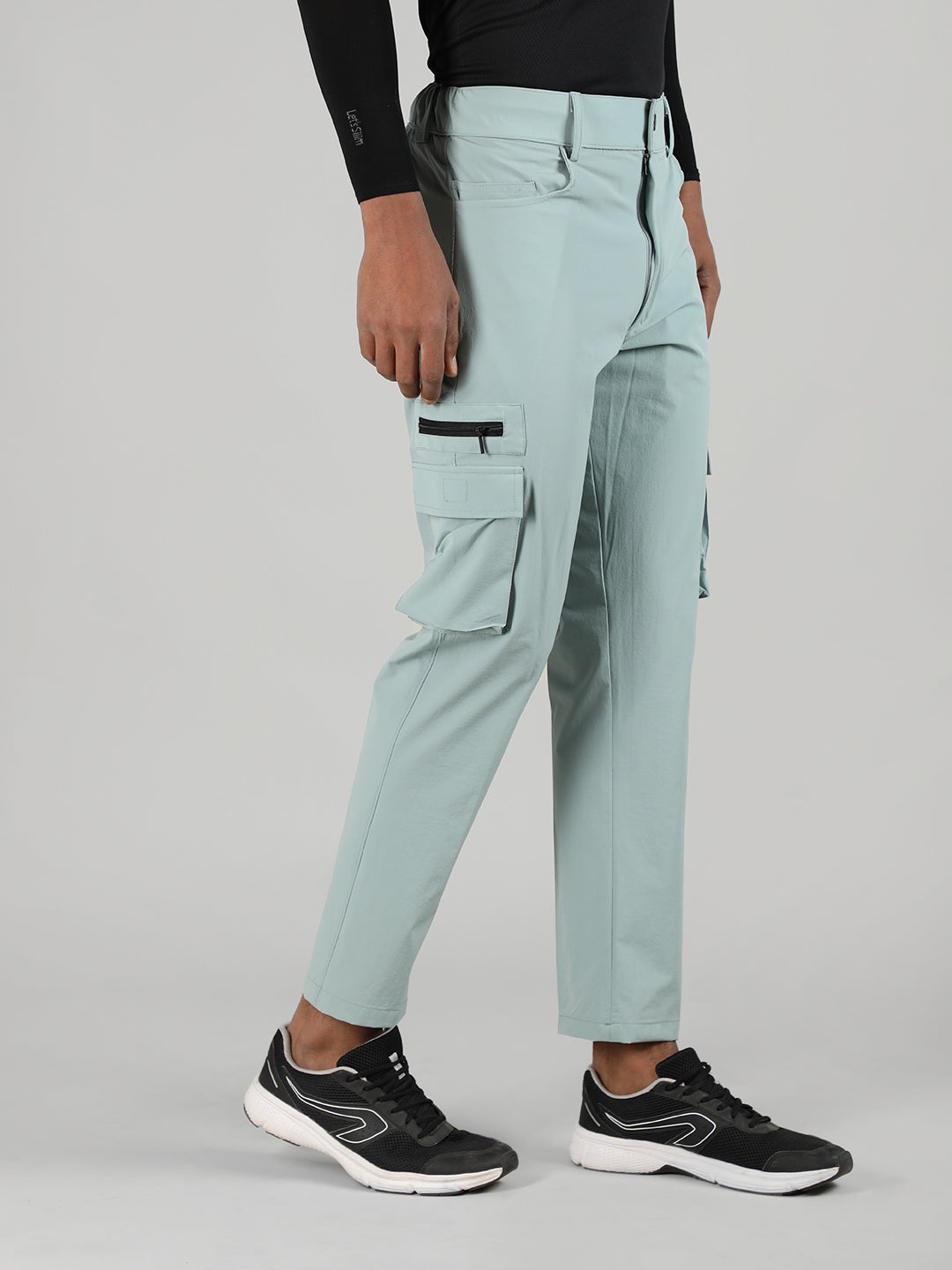 Men Light Green Everyday Active Cargo Trouser