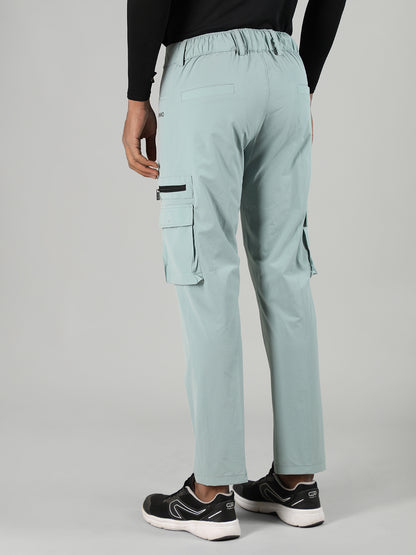 Men Light Green Everyday Active Cargo Trouser