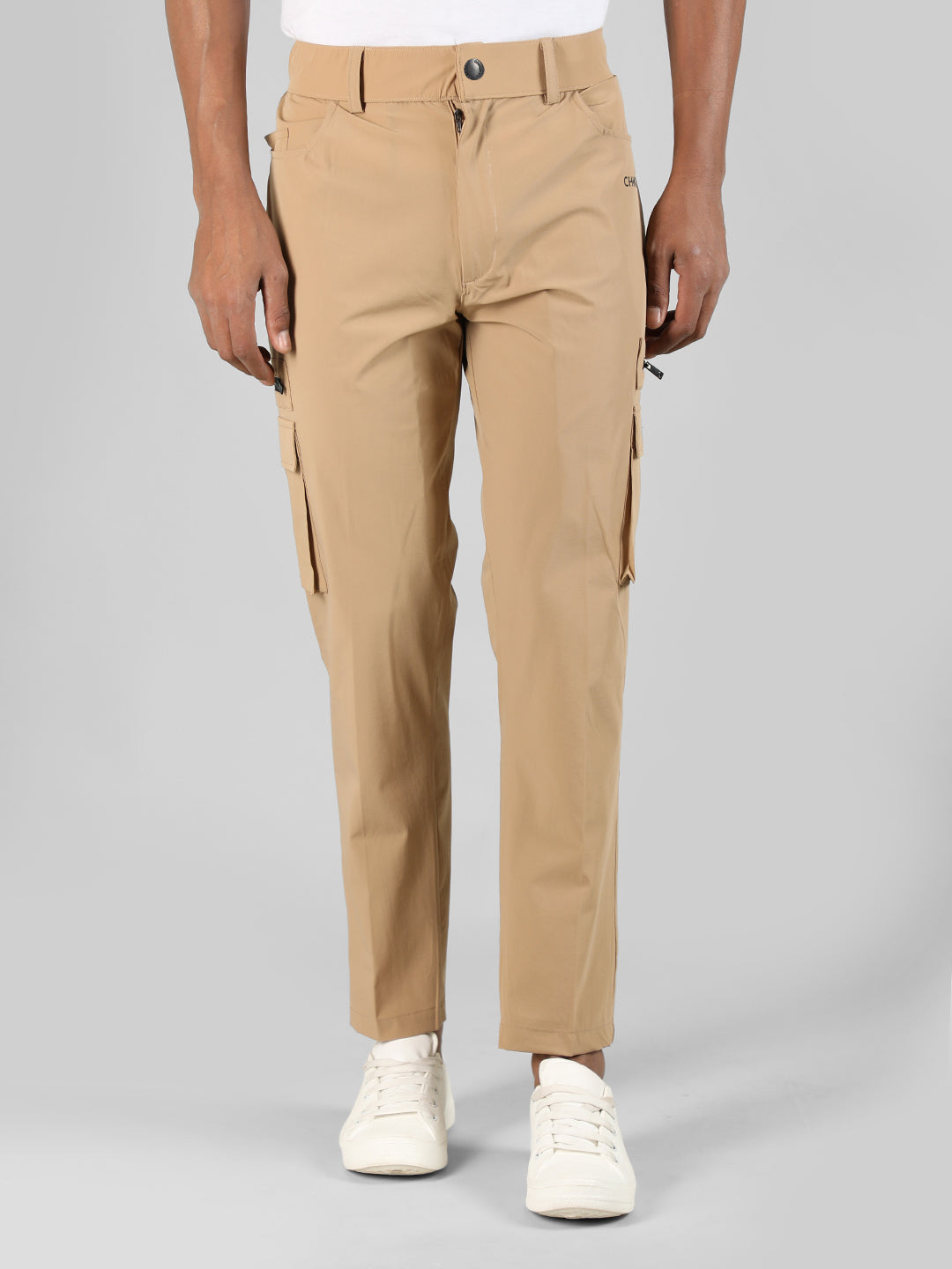 Men Camel Everyday Active Cargo Trouser