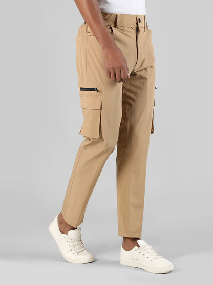 Men Camel Everyday Active Cargo Trouser