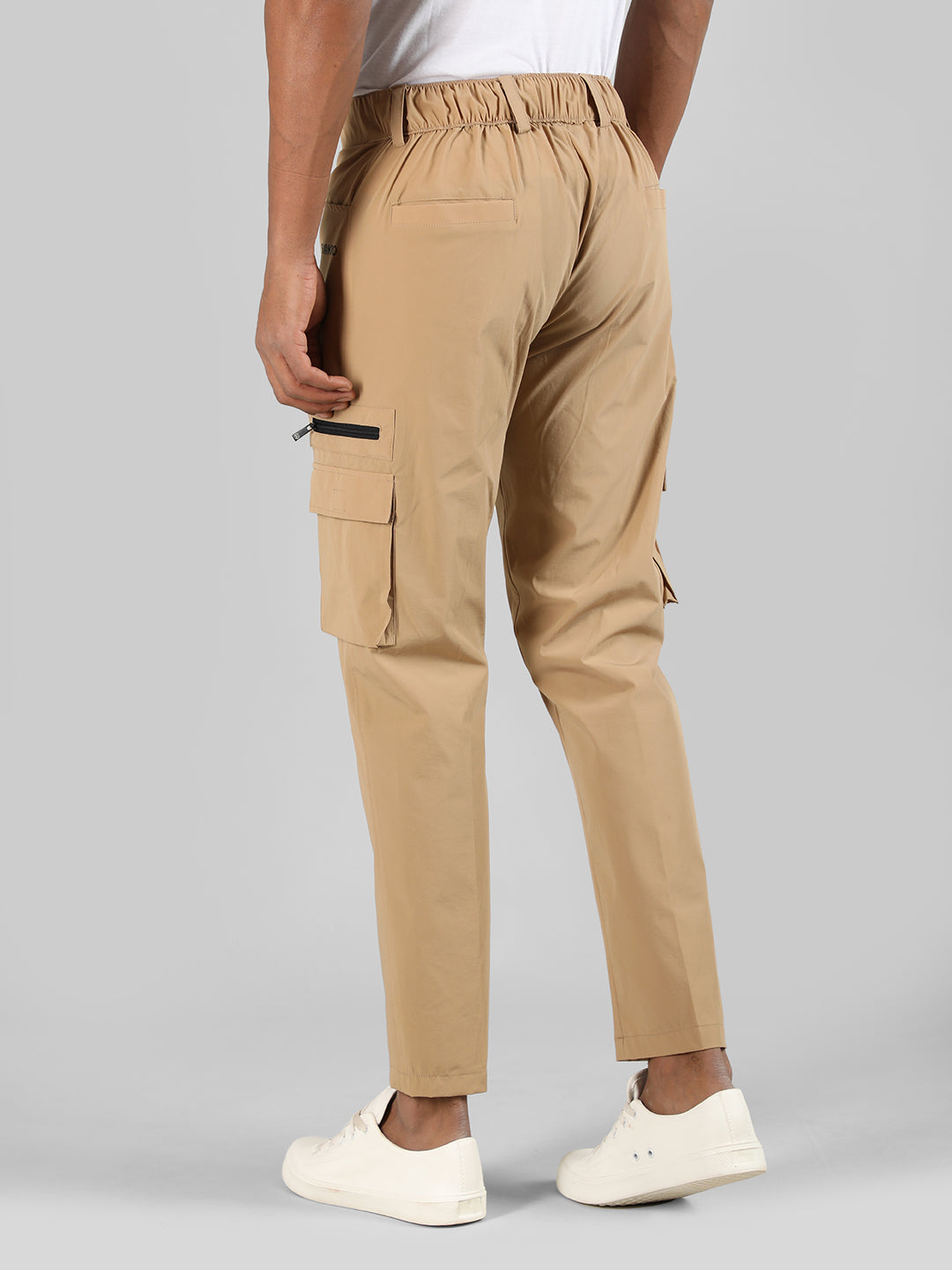 Men Camel Everyday Active Cargo Trouser