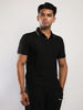 Men’s Black Premium Polo Sports T-Shirt