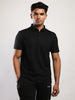 Men’s Black Premium Polo Sports T-Shirt