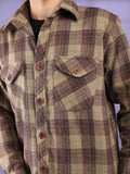 Men Winter Wear Check Shacket