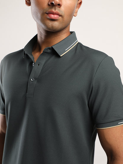 Men’s Bottle Green Premium Polo Sports T-Shirt
