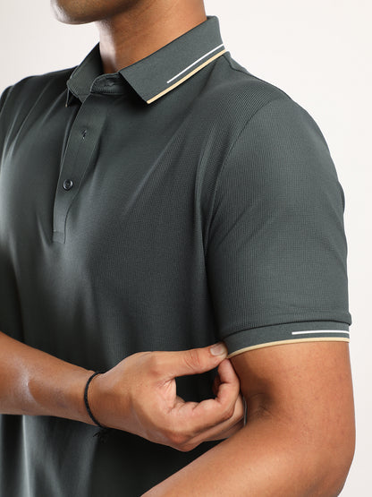 Men’s Bottle Green Premium Polo Sports T-Shirt