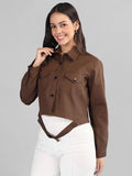 Women Winter wear Stylish Crop Jacket