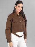 Women Winter wear Stylish Crop Jacket