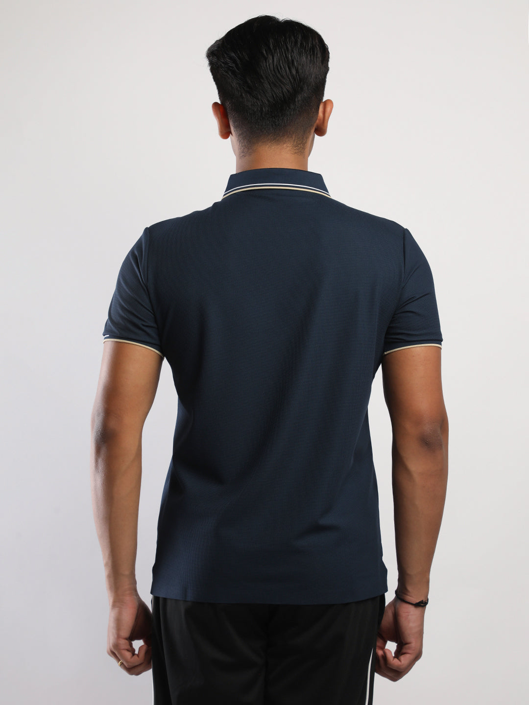 Men’s Navy Premium Polo Sports T-Shirt