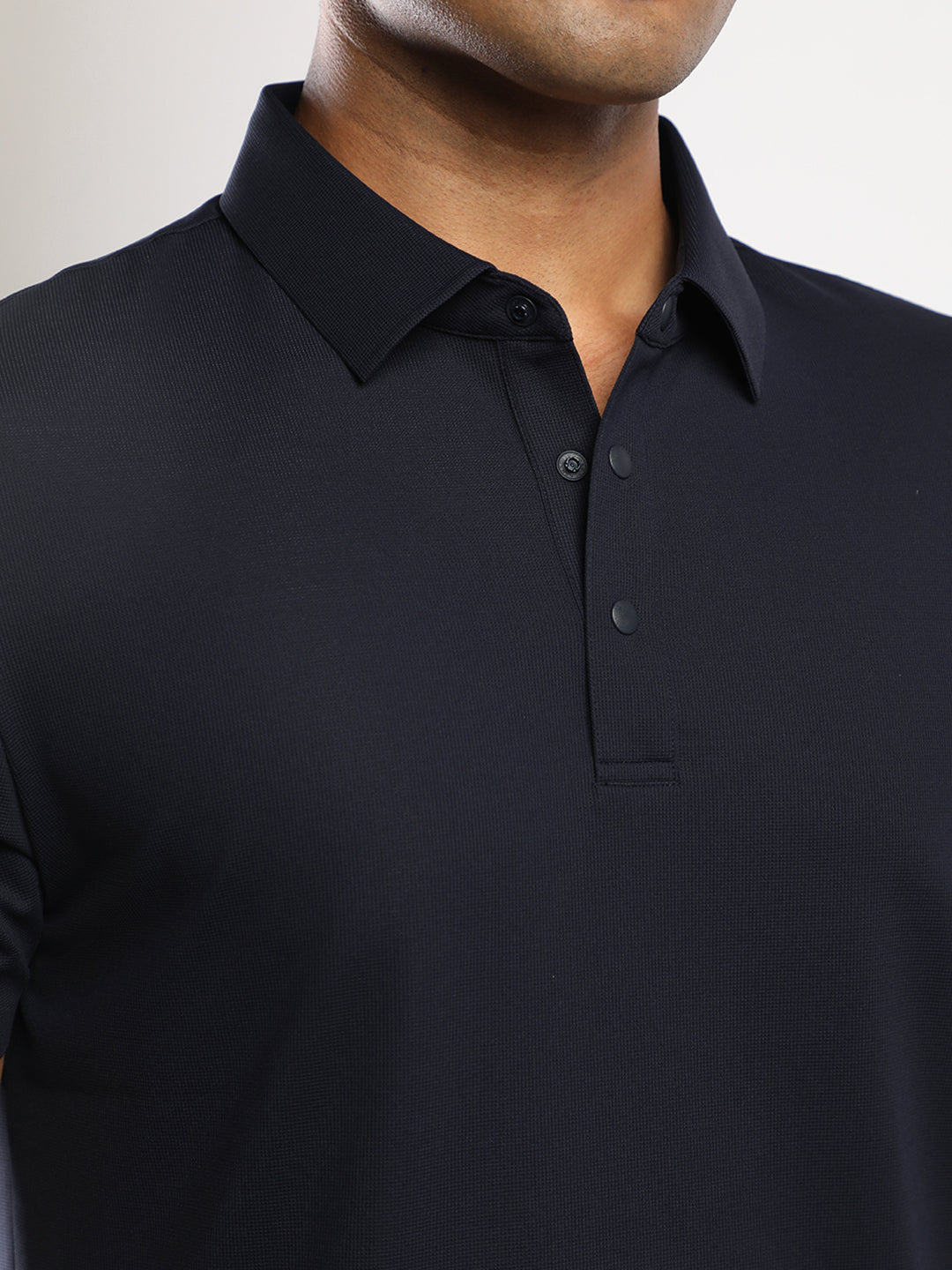 Men’s Navy Premium Polo Sports T-Shirt
