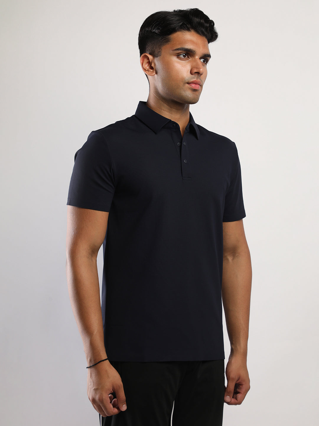 Men’s Navy Premium Polo Sports T-Shirt