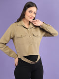 Women Winter wear Stylish Crop Jacket