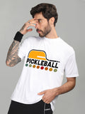 Men Printed Regular Gym Sports T-Shirt White