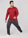 Men's Plus Size Full Sleeves Regular Dry Fit Sports T-Shirt