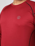 Men's Plus Size Full Sleeves Regular Dry Fit Sports T-Shirt