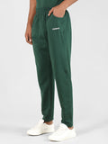 Men Dark Green Trackpant Lower with Pocket