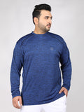 Men's Plus Size Full Sleeves Regular Dry Fit Sports T-Shirt