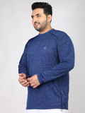 Men's Plus Size Full Sleeves Regular Dry Fit Sports T-Shirt