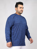 Men's Plus Size Full Sleeves Regular Dry Fit Sports T-Shirt