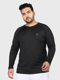 Men's Plus Size Full Sleeves Regular Dry Fit Sports T-Shirt