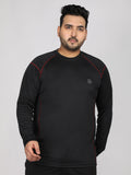 Men's Plus Size Full Sleeves Regular Dry Fit Sports T-Shirt