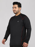 Men's Plus Size Full Sleeves Regular Dry Fit Sports T-Shirt