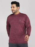 Men's Plus Size Full Sleeves Regular Dry Fit Sports T-Shirt