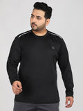 Men's Plus Size Full Sleeves Regular Dry Fit Sports T-Shirt