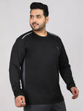 Men's Plus Size Full Sleeves Regular Dry Fit Sports T-Shirt