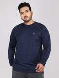 Men's Plus Size Full Sleeves Regular Dry Fit Sports T-Shirt