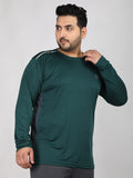 Men's Plus Size Full Sleeves Regular Dry Fit Sports T-Shirt