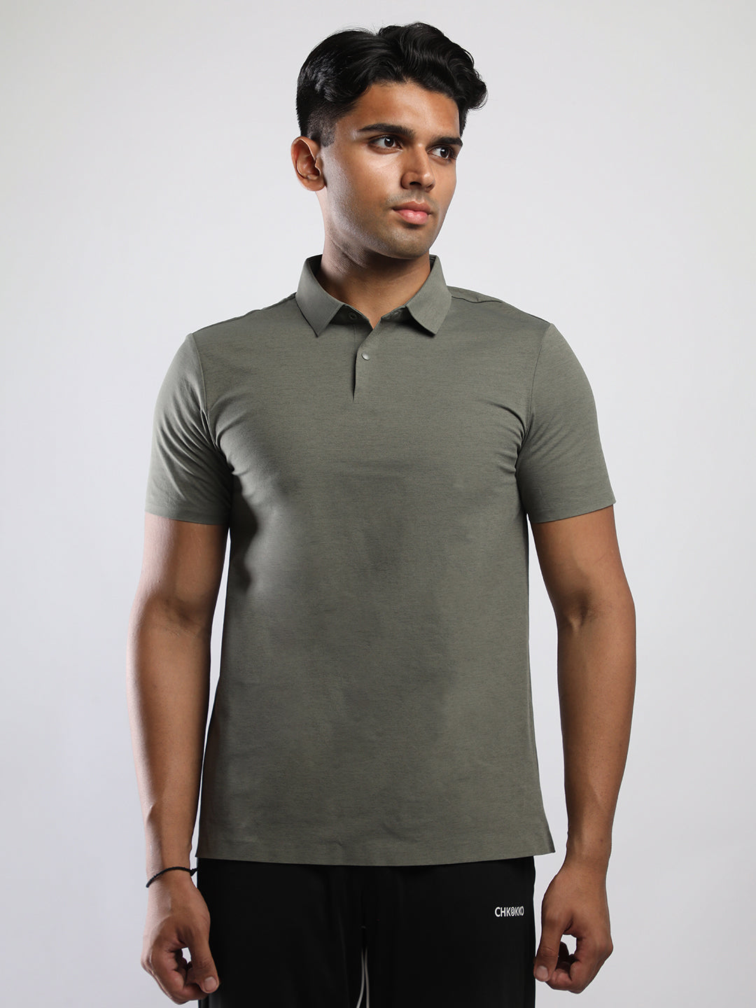 Men’s Olive Premium Polo Sports T-Shirt