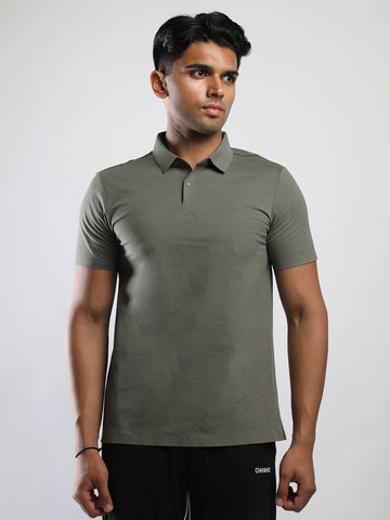 Men’s Olive Premium Polo Sports T-Shirt