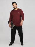 Men's Plus Size Full Sleeves Regular Dry Fit Sports T-Shirt