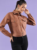 Women Winter wear Stylish Crop Jacket