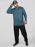 Men's Plus Size Full Sleeves Regular Dry Fit Sports T-Shirt