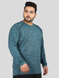 Men's Plus Size Full Sleeves Regular Dry Fit Sports T-Shirt