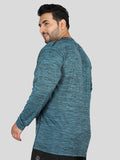 Men's Plus Size Full Sleeves Regular Dry Fit Sports T-Shirt