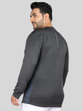 Men's Plus Size Full Sleeves Regular Dry Fit Sports T-Shirt