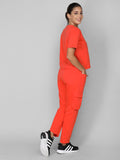 Women's Dark Orange Co-Ord Set