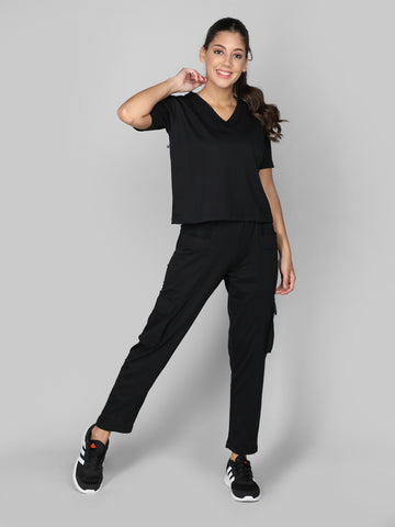Women's  Black Co-Ord Set