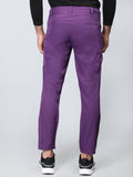 Men Purple Black Everyday Active Trouser