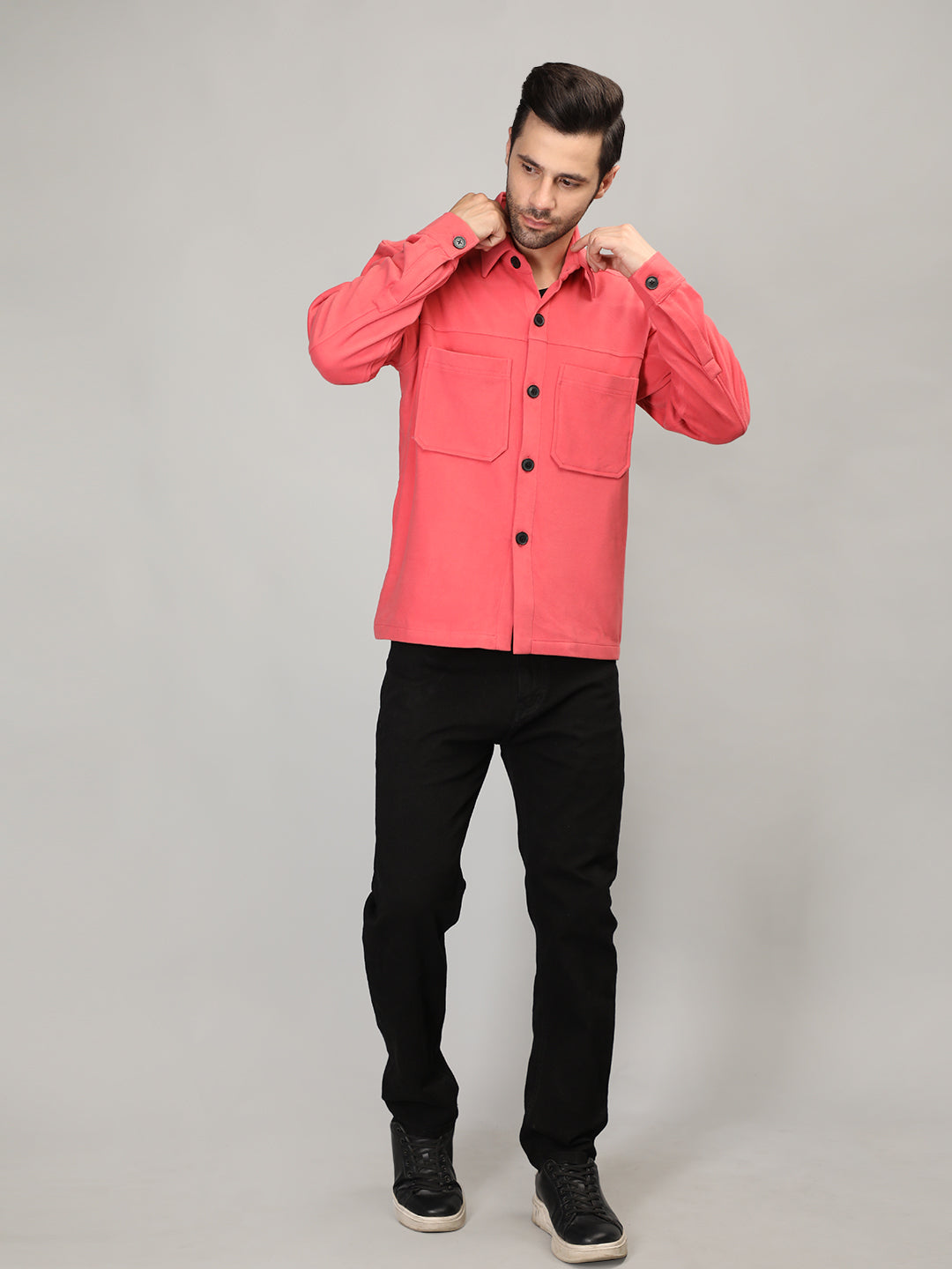 Men Stylish Winter Shacket | CHKOKKO