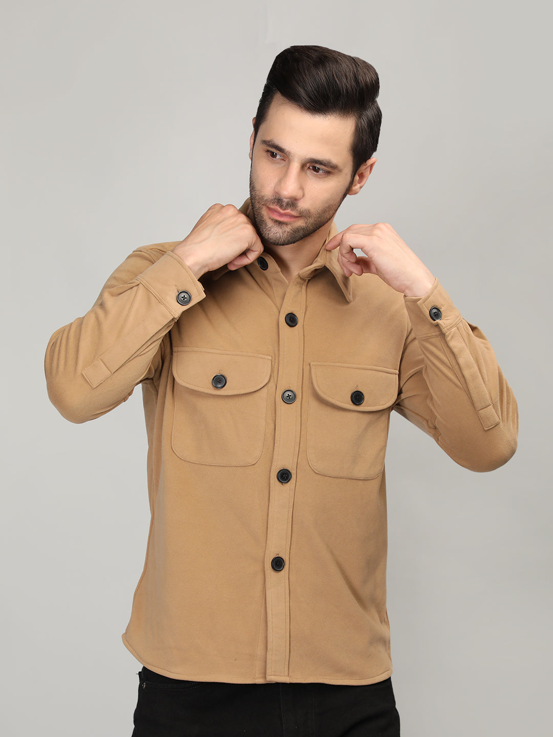 Men Stylish Shacket | CHKOKKO
