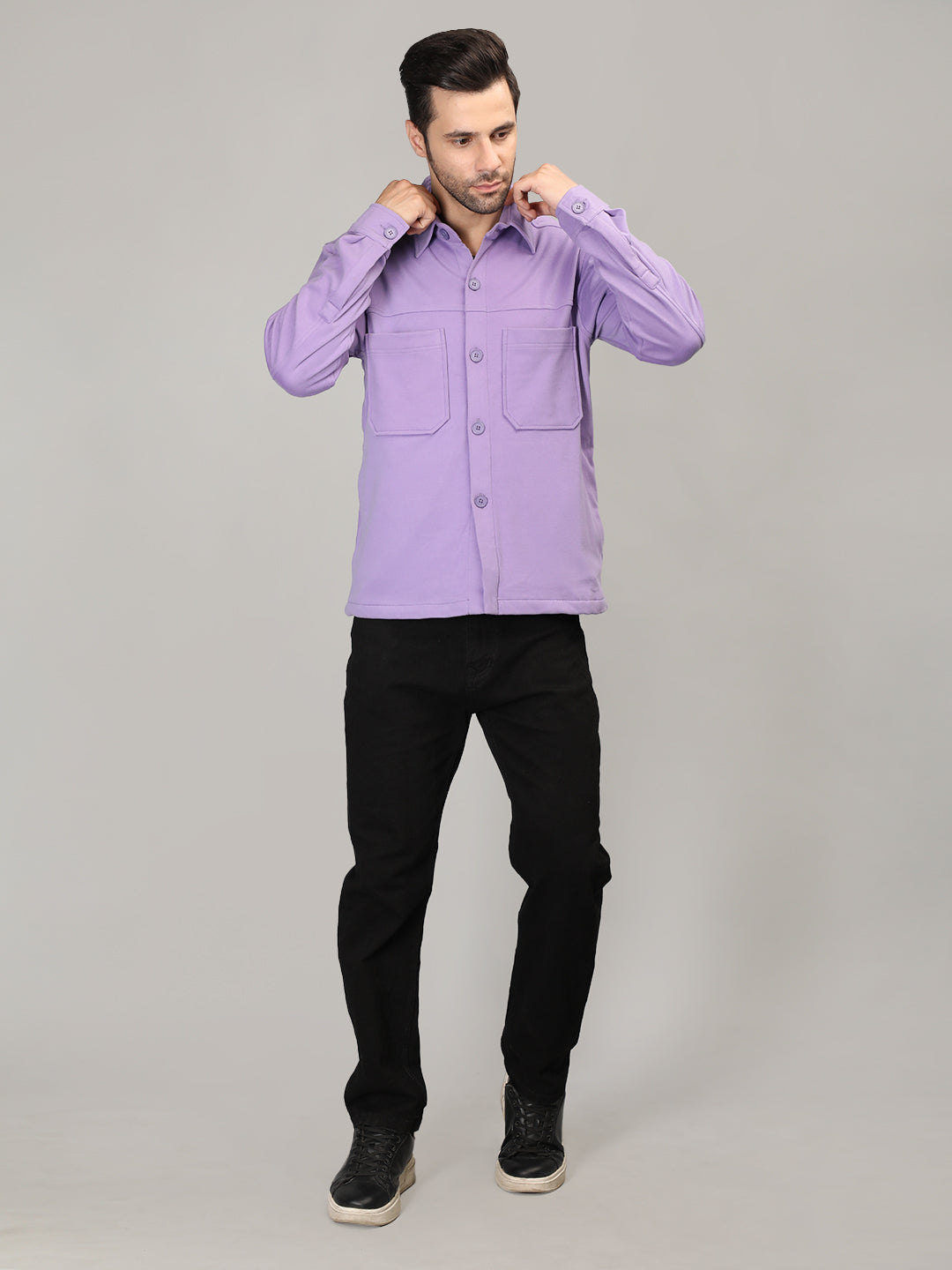Men Stylish Winter Shacket | CHKOKKO