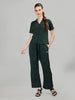 Women's Bottle Green Co-Ord Set | CHKOKKO